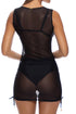 Luli Fama Sheer Intentions Tank Short Dress